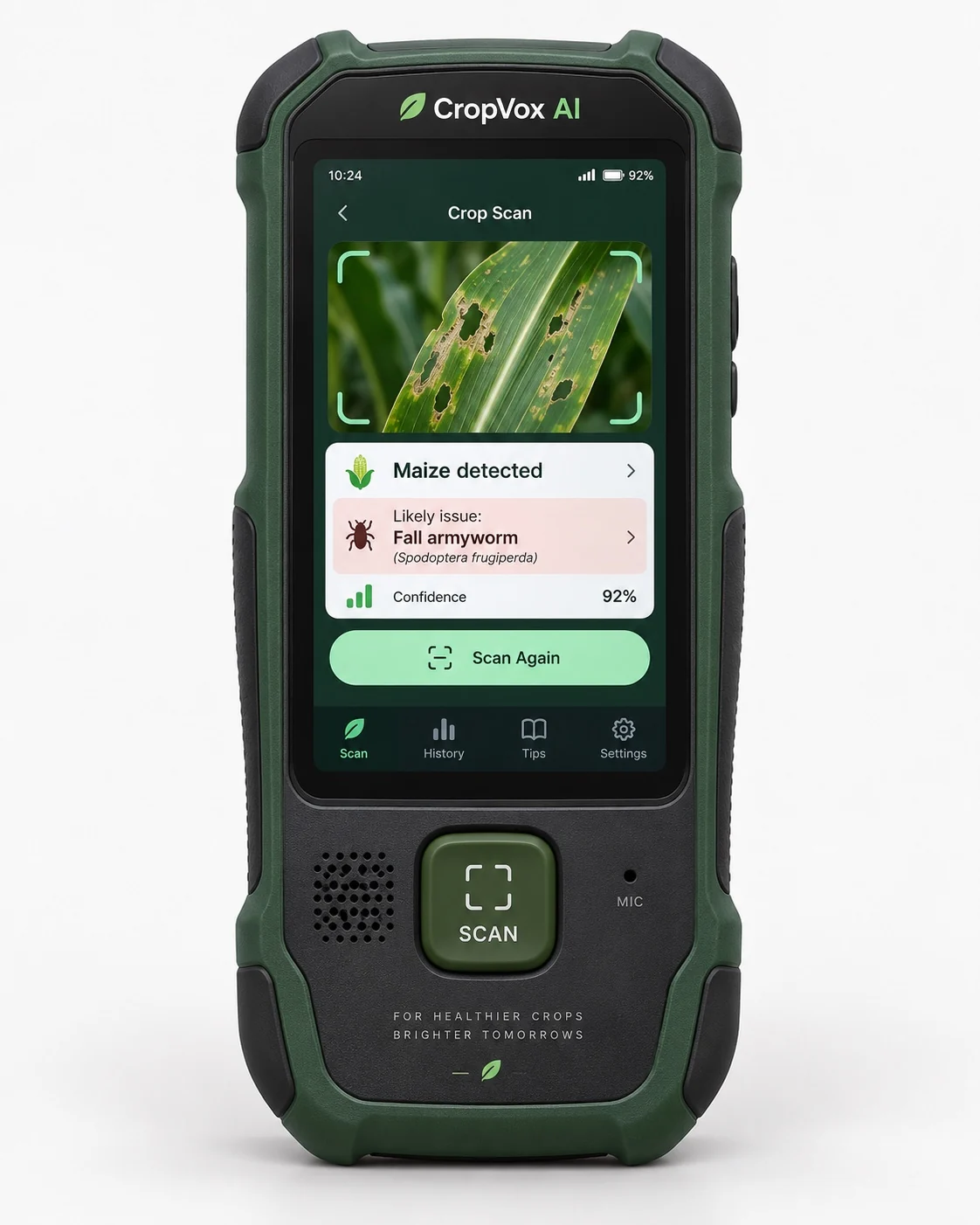 CropVox AI device render